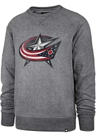 47 Columbus Blue Jackets Mens Grey Imprint Match Long Sleeve Fashion Sweatshirt