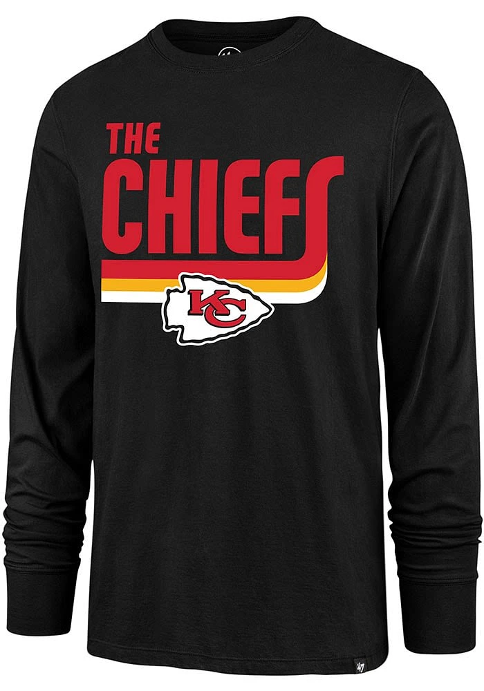 47 Kansas City Chiefs Black Super Rival Long Sleeve T Shirt