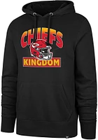 47 Kansas City Chiefs Mens Black Graphic Regional Headline Long Sleeve Hoodie