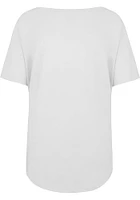 47 Chicago Blackhawks Womens White Boyfriend Short Sleeve T-Shirt
