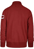 47 Cincinnati Reds Mens Red Striker Long Sleeve 1/4 Zip Fashion Pullover