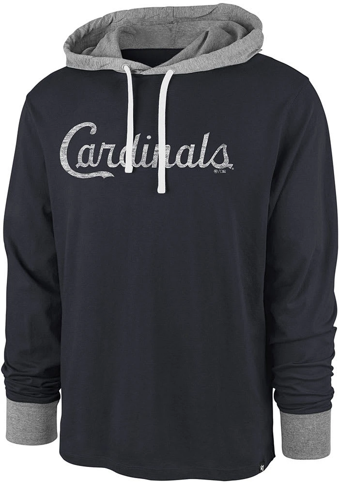 47 St Louis Cardinals Mens Navy Blue Domino Fashion Hood