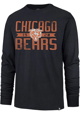 47 Chicago Bears Navy Blue WIDE OUT FRANKLIN Long Sleeve Fashion T Shirt
