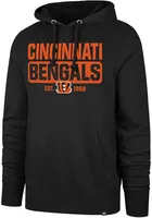 47 Cincinnati Bengals Mens Box Out Headline Long Sleeve Hoodie