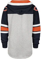 47 Chicago Bears Mens Grey GRIDIRON LACE UP Fashion Hood