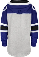 47 Indianapolis Colts Mens Grey GRIDIRON LACE UP Fashion Hood