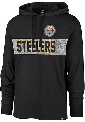 47 Pittsburgh Steelers Mens Black FRANKLIN Fashion Hood
