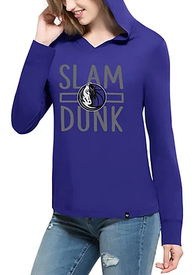 47 Dallas Mavericks Womens Blue Crosstown Hooded Sweatshirt