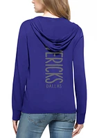 47 Dallas Mavericks Womens Blue Crosstown Hooded Sweatshirt