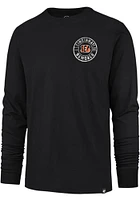 47 Cincinnati Bengals Black Spiral Franklin Long Sleeve Fashion T Shirt