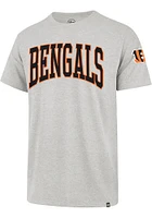 47 Cincinnati Bengals Grey Clubhouse Ace Fieldhouse Short Sleeve Fashion T Shirt