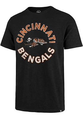 47 Cincinnati Bengals Black Rounded Scrum Short Sleeve Fashion T Shirt