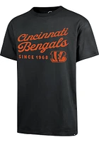 47 Cincinnati Bengals Black Duested Carrick River Short Sleeve Fashion T Shirt