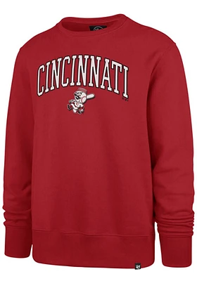 47 Cincinnati Reds Mens Red Arch Game Break Long Sleeve Fashion Sweatshirt