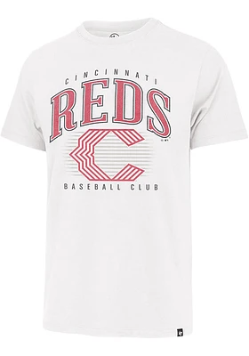 47 Cincinnati Reds White Double Header Franklin Short Sleeve Fashion T Shirt