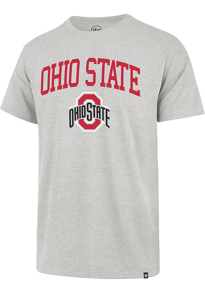 47 Ohio State Buckeyes Grey Rally Loud Big 10 Short Sleeve Fashion T Shirt