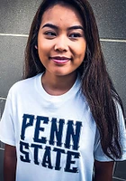 47 Penn State Nittany Lions White Knockout Fieldhouse Short Sleeve Fashion T Shirt