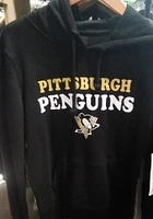 47 Pittsburgh Penguins Womens Black Headline Hooded Sweatshirt