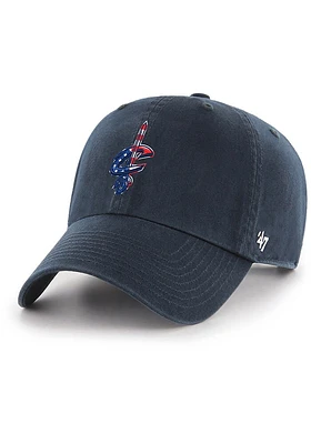 47 Cleveland Cavaliers Spangled Banner Clean Up Adjustable Hat - Navy Blue