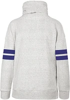 47 Kansas City Royals Womens Grey Offsides Funnelneck Crew Sweatshirt
