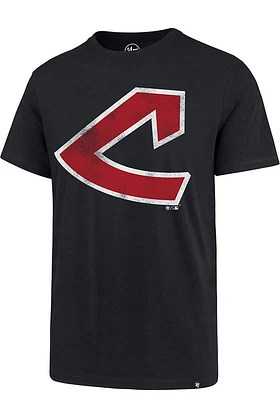 47 Cleveland Guardians Navy Blue Super Rival Short Sleeve T Shirt