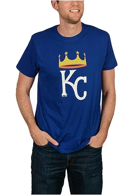 47 Kansas City Royals Blue Crown Super Rival Short Sleeve T Shirt