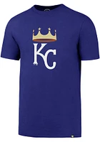 47 Kansas City Royals Blue Crown Super Rival Short Sleeve T Shirt