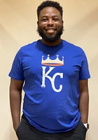 47 Kansas City Royals Blue Crown Super Rival Short Sleeve T Shirt