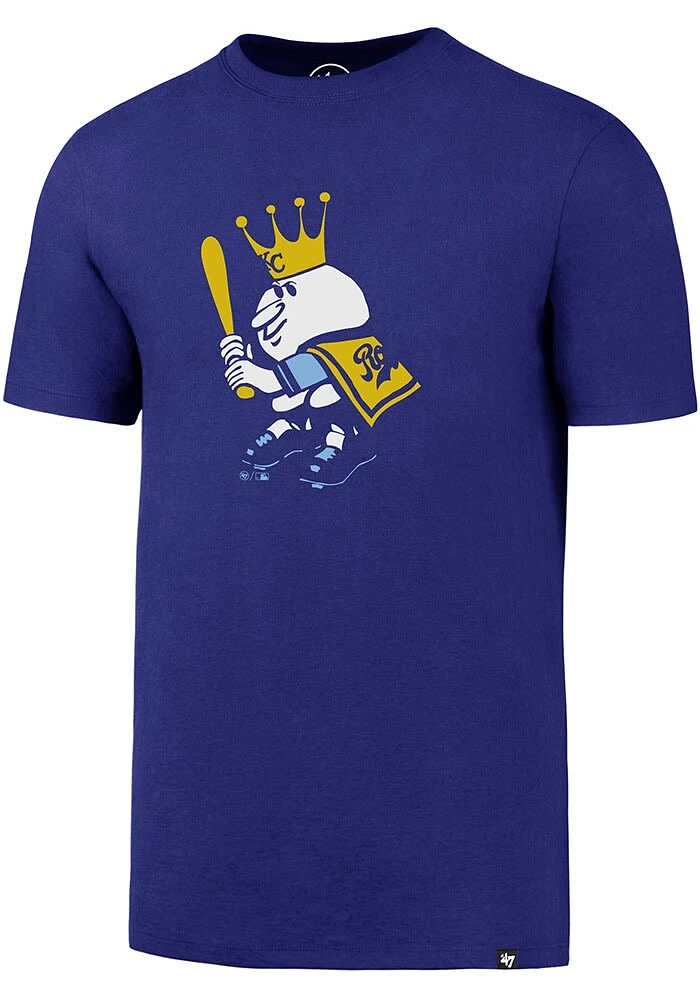 47 Kansas City Royals Blue Mascot Super Rival Short Sleeve T Shirt