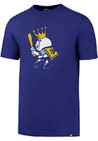 47 Kansas City Royals Blue Mascot Super Rival Short Sleeve T Shirt
