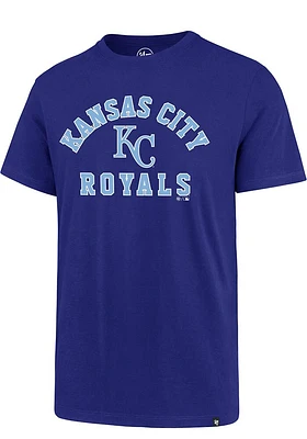 47 Kansas City Royals Blue Wordmark Super Rival Short Sleeve T Shirt