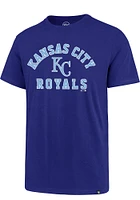 47 Kansas City Royals Blue Wordmark Super Rival Short Sleeve T Shirt