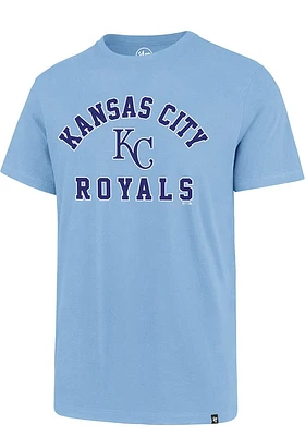 47 Kansas City Royals Light Blue Wordmark Super Rival Short Sleeve T Shirt