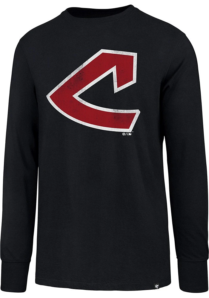 47 Cleveland Guardians Navy Blue Super Rival Long Sleeve T Shirt