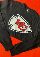 47 Kansas City Chiefs Black Distressed Imprint Long Sleeve T Shirt