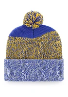 47 Pitt Panthers Blue Static Cuff Knit Mens Knit Hat
