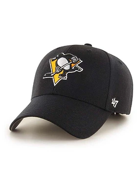 47 Pittsburgh Penguins Primary MVP Adjustable Hat - Black