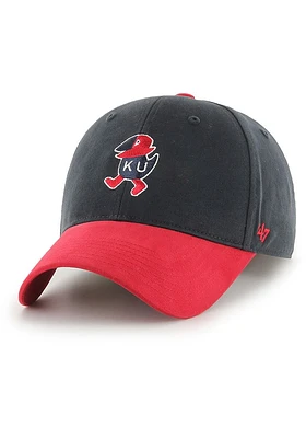 47 Kansas Jayhawks Baby Short Stack MVP INF Adjustable Hat - Navy Blue