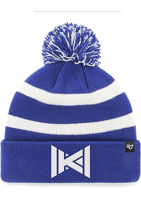 47 Kansas Jayhawks Blue Breakaway Mens Knit Hat