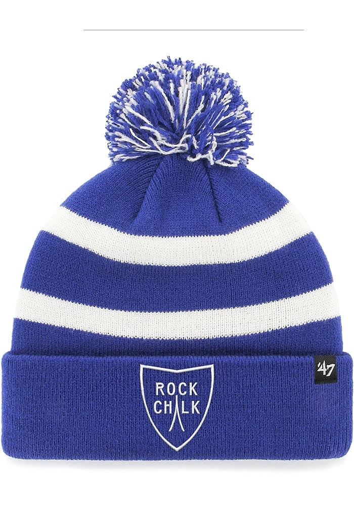 47 Kansas Jayhawks Blue 1901 Breakaway Mens Knit Hat