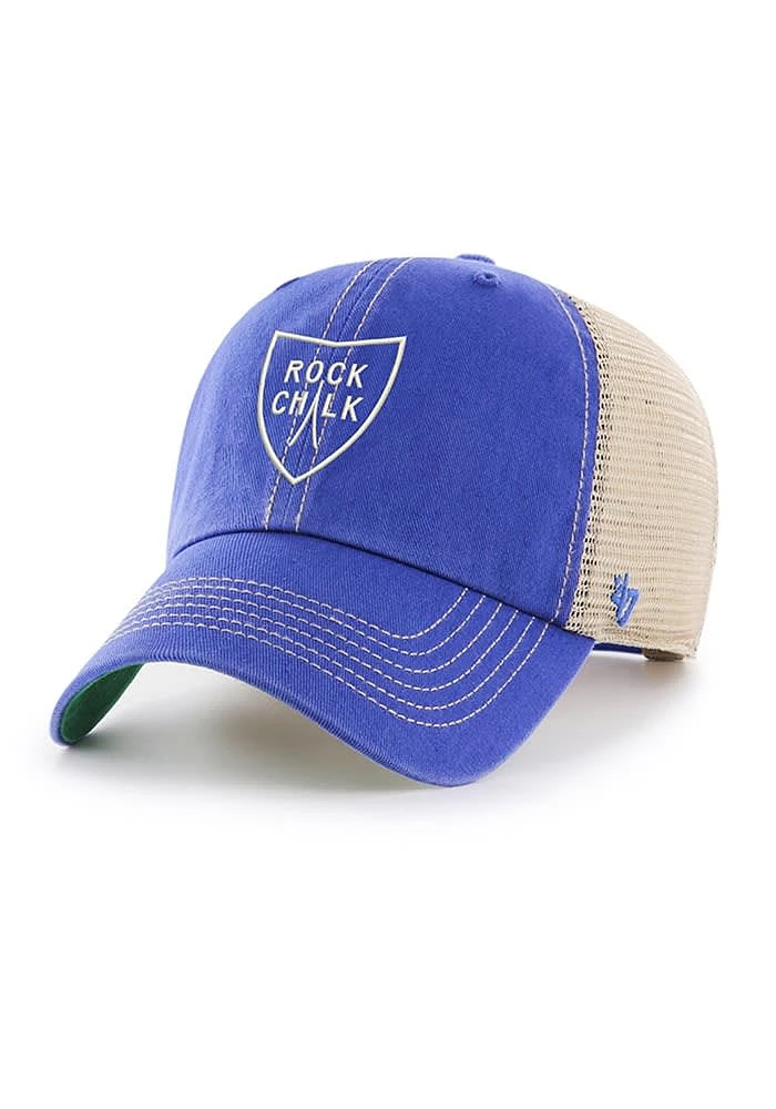 47 Kansas Jayhawks 1901 Trawler Clean Up Adjustable Hat - Blue