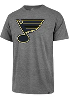 47 St Louis Blues Grey Imprint Short Sleeve T Shirt