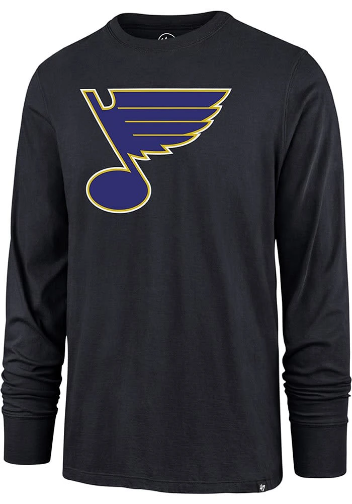 47 St Louis Blues Navy Blue Imprint Long Sleeve T Shirt