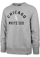 47 Chicago White Sox Mens Grey Headline Crew Long Sleeve Sweatshirt