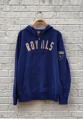47 Kansas City Royals Mens Blue Striker Long Sleeve Zip Fashion