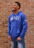 47 Kansas City Royals Mens Blue Striker Long Sleeve Zip Fashion