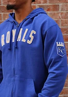47 Kansas City Royals Mens Blue Striker Long Sleeve Zip Fashion