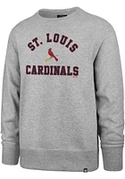 47 St Louis Cardinals Mens Grey Headline Crew Long Sleeve Sweatshirt