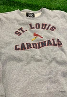 47 St Louis Cardinals Mens Grey Headline Crew Long Sleeve Sweatshirt