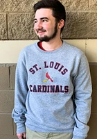 47 St Louis Cardinals Mens Grey Headline Crew Long Sleeve Sweatshirt